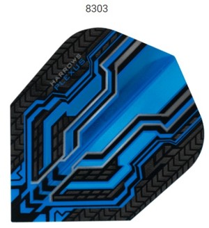 Letky na šipky Harrows  Plexus - blue 8303