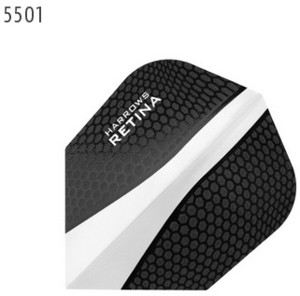 Letky na šipky Harrows Retina 5501 bílé/průhledné