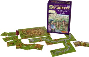 MINDOK CARCASSONNE 6.rozšíření KRÁL,HRABĚ A ŘEKA