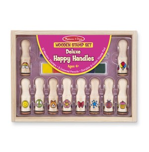 MELISSA & DOUG - DŘEVĚNÁ RAZÍTKA V KRABIČCE 10 KS 