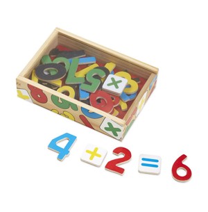 MELISSA & DOUG - DŘEVĚNÉ MAGNETICKÉ ČÍSLICE 37 KS