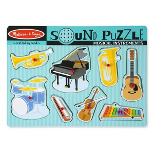 MELISSA & DOUG -  DŘEVĚNÉ PUZZLE SE ZVUKY 