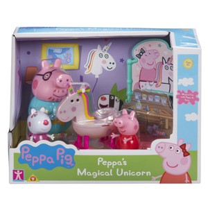 Prasátko Peppa sada Jednorožec - 3 figurky+doplňky