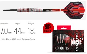 Šipky Harrows soft Plexus - 18gR