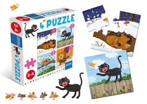 Granna 4 puzzle - kočka